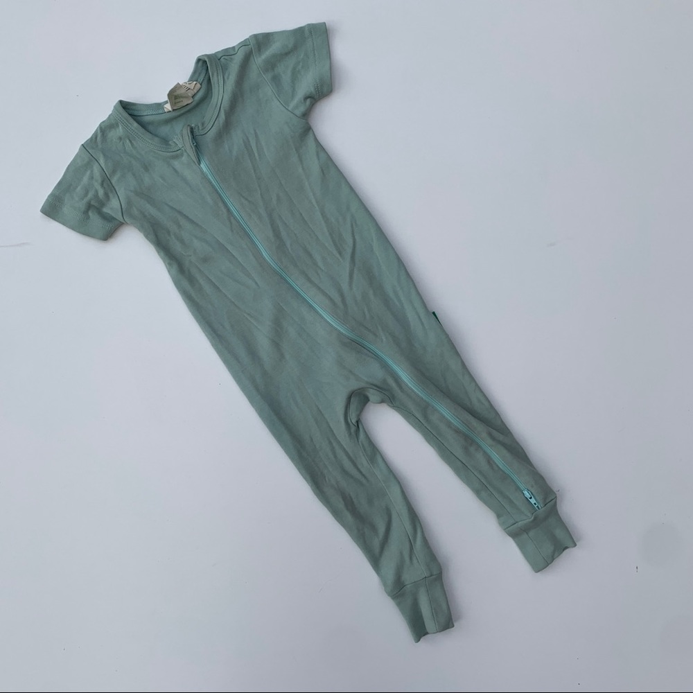 Parade Organics Cotton Short Sleeve Sleeper Romper 12-18 months